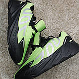 Чоловічі кросівки Adidas Yeezy Boost 700 Green Black, чоловічі кросівки адідас ізі буст 700, фото 2