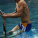 Плавки SuperBody. Колір: синій з жовтими вставками, фото 5