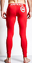 Зимова термобілизна чоловіча Addtexod червоні бавовняні підштанники, фото 2