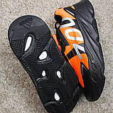 Чоловічі кросівки Adidas Yeezy Boost 700 Ornge Black, чоловічі кросівки адідас ізі буст 700, фото 6