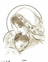 Схема для вишивки Барвиста вишиванка  Діва Марія з немовлям