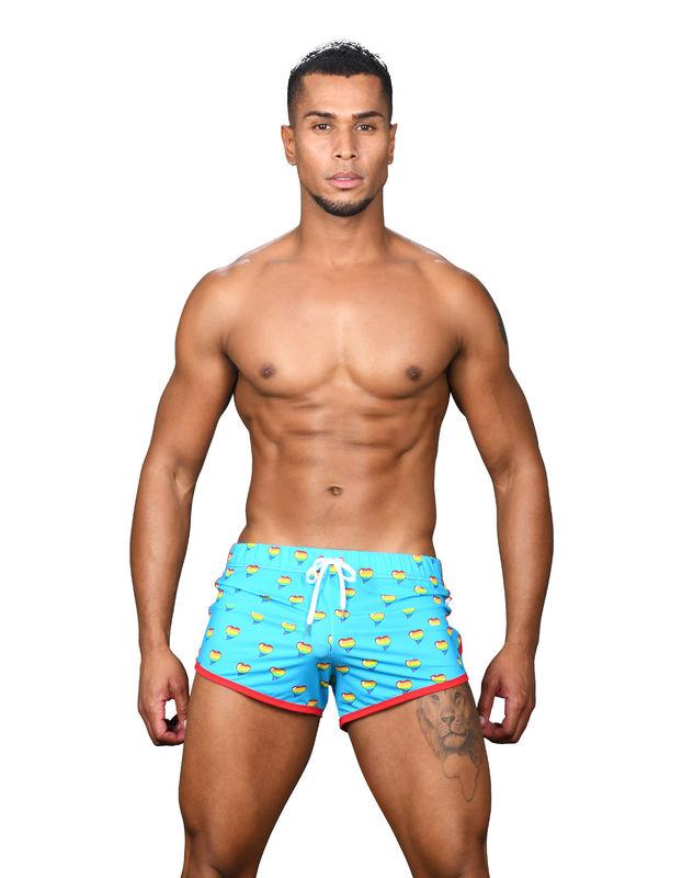Стильні шорти «Любов Прайда» Love Pride Heart Jogger Shorts від Andrew Christian