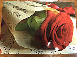 Пакет кольоровий великий «Квіти» 36×25×8,5, фото 3