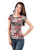 Яскрава жіноча футболка батал (розміри XS-3XL в кольорах), фото 2