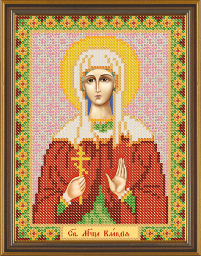 Схема для вишивки "Св. Мц. Клавдія Анкирская"