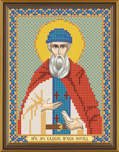 Схема для вишивки "Св. Прмч. Вадим Перська"