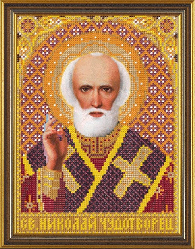 Схема для вишивки "Св. Микола Чудотворець"