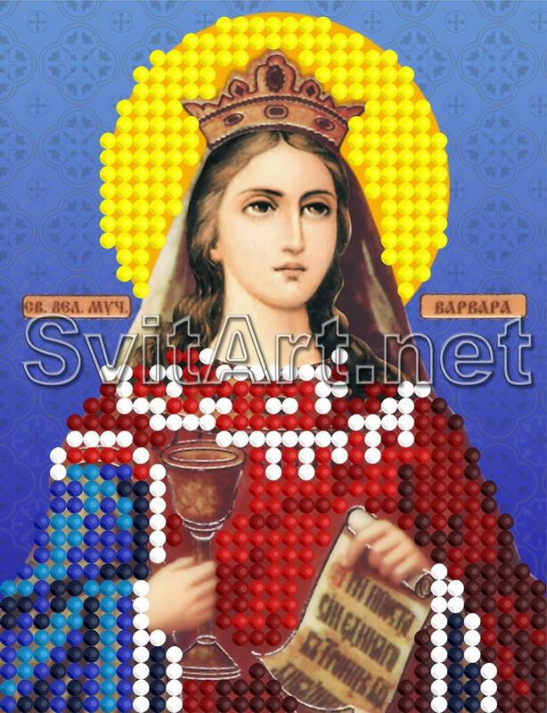 Схема для вишивки бісером СВЯТА ВАРВАРА