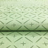 Бязь Gold бавовняна "Різнокольорові кактуси на білому" 220см, фото 4