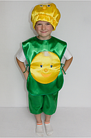 Детский карнавальный костюм Колобок для мальчиков 3-6 лет