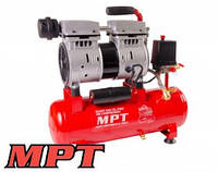 MPT Компрессор OIL FREE 10 л, 600 Вт, 1450 об/мин, 7 атм, медная обмотка, бесшумный, Арт.: MAC60103S