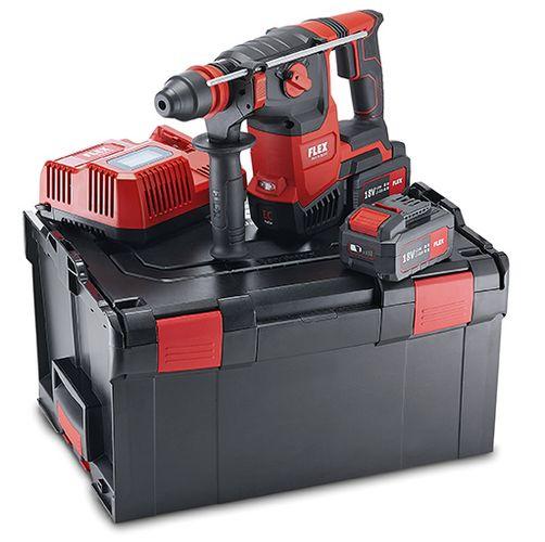 FLEX CHE 2-26 18.0-EC/5.0 Set, Комбінований акумуляторний перфоратор 18,0 В