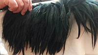 Волос для куклы на шкуре яка, черного цвета. Длина волоса 10-15 см. Размер единицы - 5*10 см