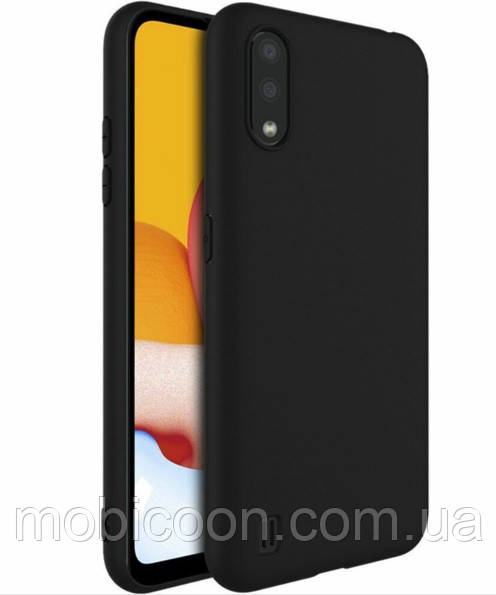 Чохол для Samsung Galaxy A01 A01 A01 силіконовий чорний (самсунг а01)