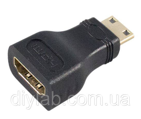 Перехідник mini HDMI M - HDMI F для Raspberry Pi Zero