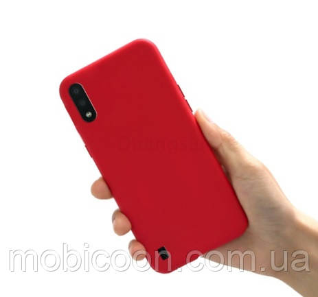 Чохол для Samsung Galaxy A01 A01 A01 силіконовий червоний (сасунг а01)