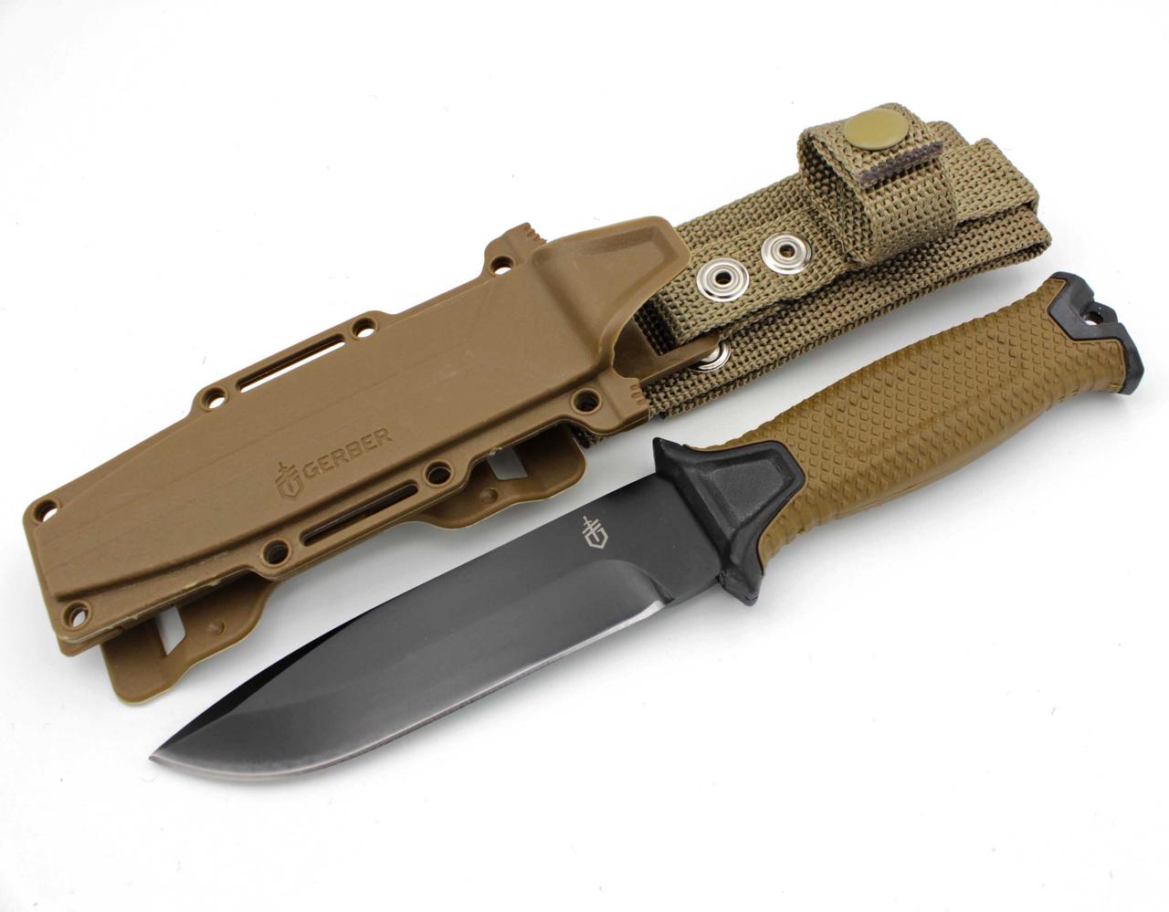 Ніж мисливський Bear Grylls Gerber КОРИЧНЕВИЙ 539-3, 25см, 11см