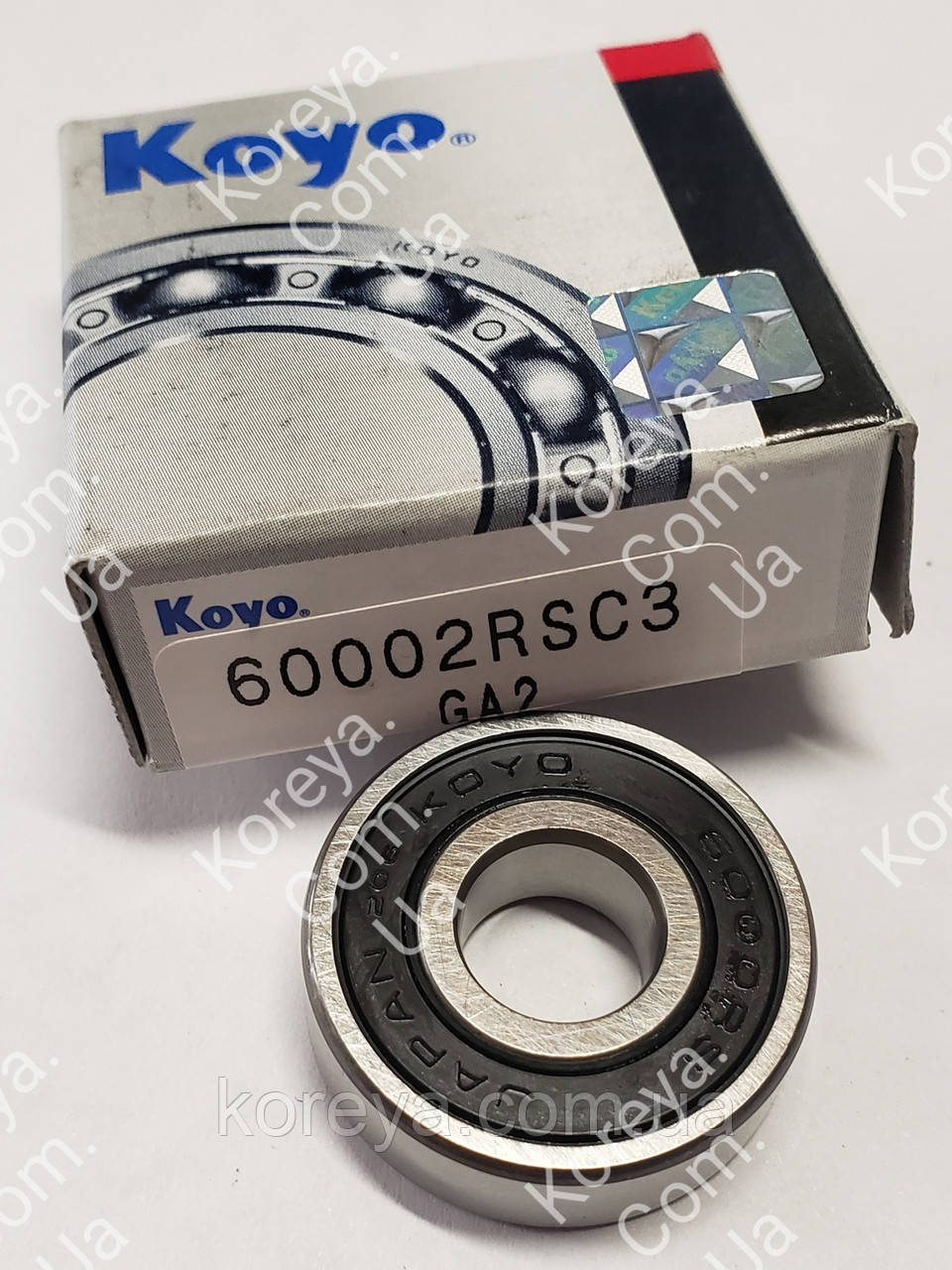 Підшипник генератора Ланос Нубіра Такума задній KOYO 6002RS, фото 1