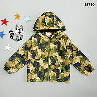 Вітровка "Динозаври" для хлопчика. 120 см
