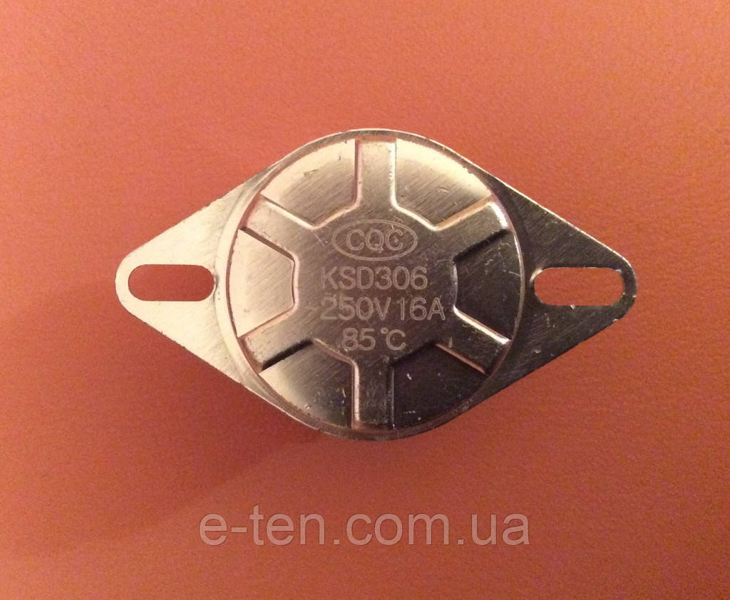 Термостат-отсекатель KSD306 (KSD303) аварийный 16A / T=85°С ...