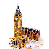 Пазли 3D Big Ben Тривимірний конструктор-головоломка 64х25х47 см, величезні 3д пазли для дітей та дорослих, фото 3