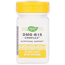 Комплекс диметилгліцину з магнієм і калієм Nature's Way "DMG-B15 Complex" (60 капсул)