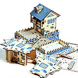 Конструктор дерев'яний 3D пазли дерев'яні 18,2х22х17,9 см тривимірний конструктор-головоломка, фото 4