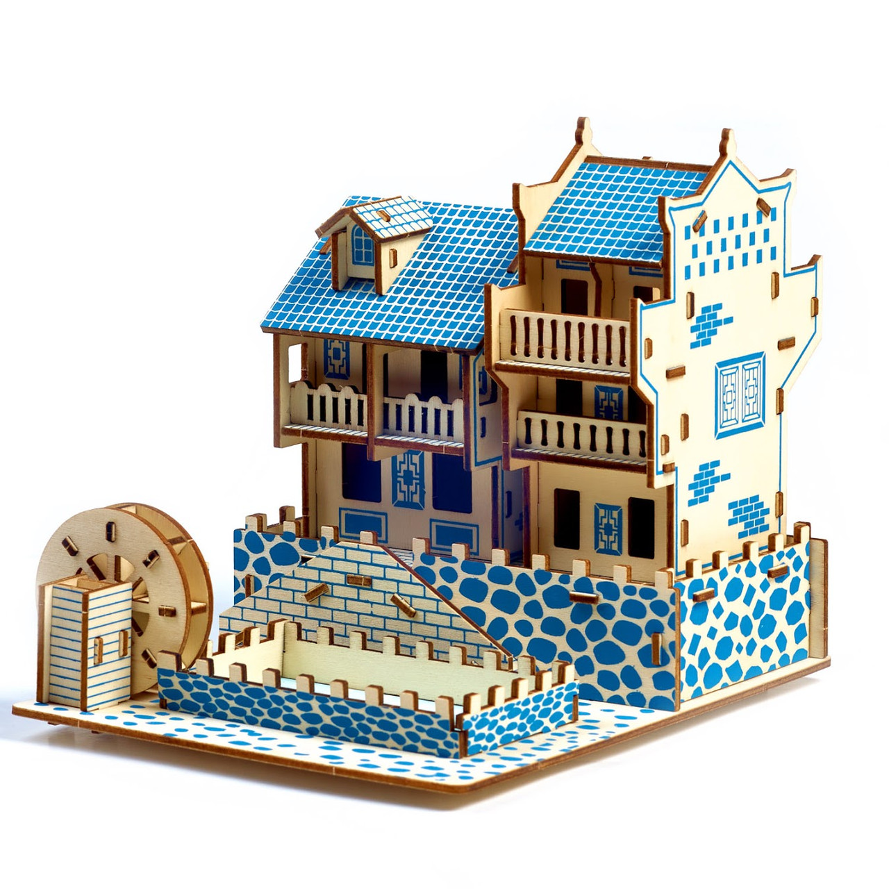 Конструктор дерев'яний 3D пазли дерев'яні 18,2х22х17,9 см тривимірний конструктор-головоломка, фото 1