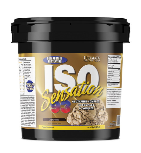 Протеїн Ultimate Nutrition Iso Sensation, 2.27 кг - Кава
