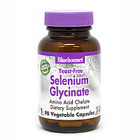 Витамины и минералы Bluebonnet Albion Yeast-Free Selenium Glycinate, 90 вегакапсул CN3953 SP