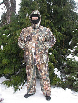Зимовий рибальський костюм маскувальний костюм