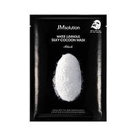 Тканевая маска с протеинами шелка JMsolution Water Luminous Silky Cocoon Mask-Black