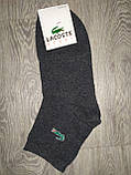 Чоловічі шкарпетки демісезонні Lacoste, розміру 41-45, якісні шкарпетки лакості, фото 3