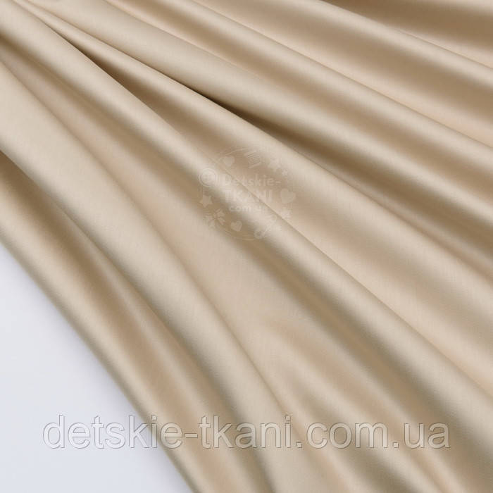 Сатин преміум кольору пустелі, ширина 240 см (№2732), фото 1