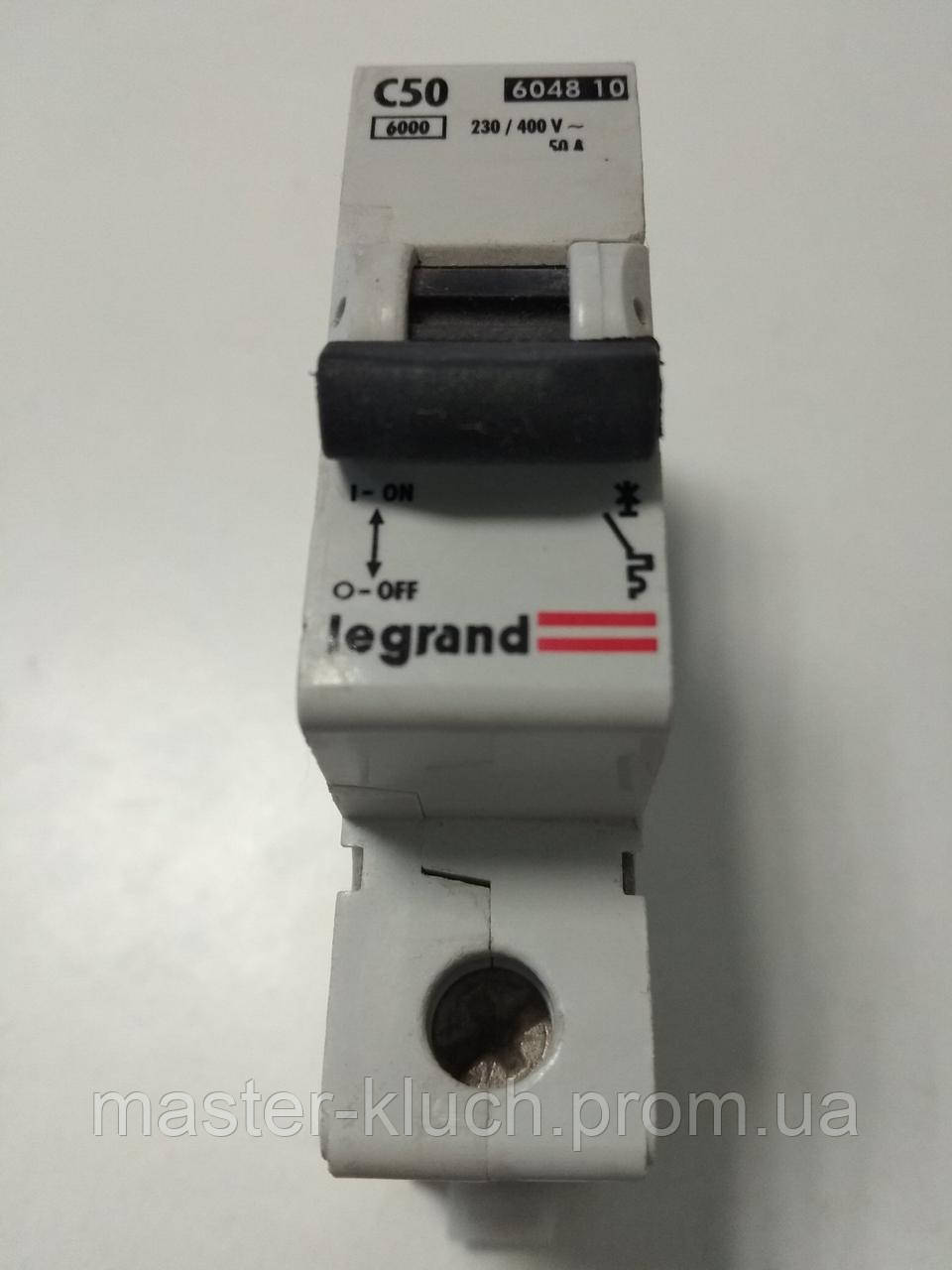 Автоматический выключатель C50А Legrand LR 1P - фото 2 - id-p16116137
