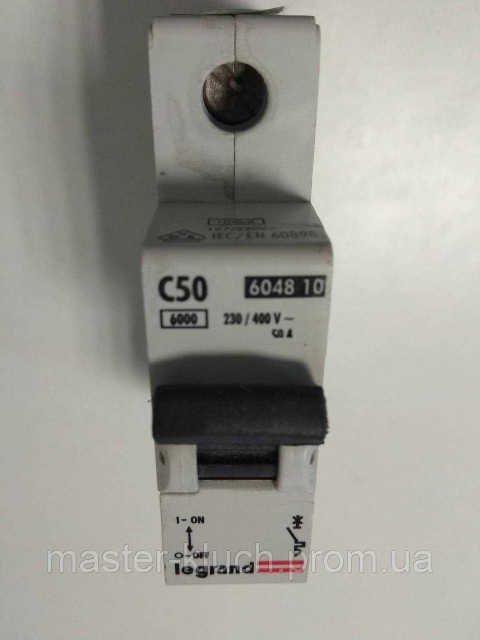 Автоматический выключатель C50А Legrand LR 1P - фото 4 - id-p16116137