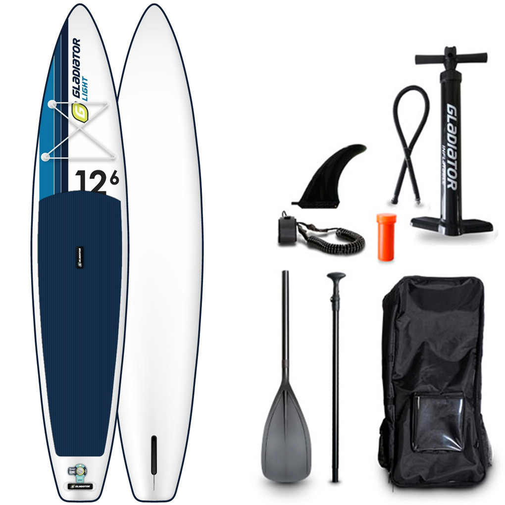 Сапборд Gladiator LT 12'6" S 2021 — надувна дошка для САП серфінгу, sup board, фото 1