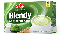 Матча чай с молоком в стиках Ajinomoto Blendy Tra Matcha 170g (Вьетнам-Япония)