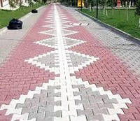 Тротуарная плитка "Катушка" цветная 60 мм