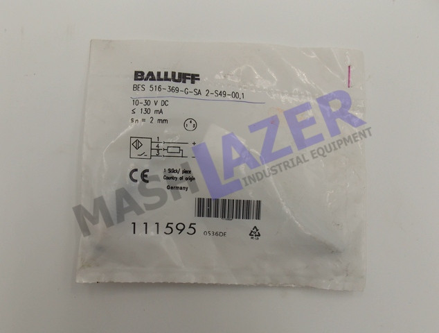 Індуктивний датчик/ Inductive sensor 10-30 V DC <130 mA Sn = 2 mm Balluff BES 516-369-G-SA2-S49-00.1
				, фото 1