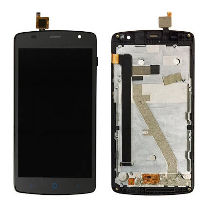 Дисплей + сенсор з рамкою для ZTE L5 Blade Plus Gray, фото 1