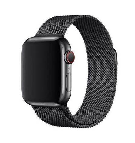 Ремінець для Apple Watch SM (38/40/41 mm) magnetic Black METAL, фото 1