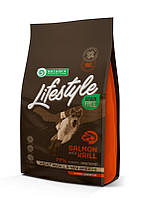 Nature's Protection Lifestyle Grain Free Salmon&Krill Adult Small-корм для собак маленьких порід (лосось)1.5кг