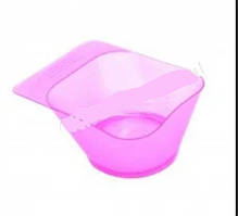 Миска для фарбування квадратна рожева