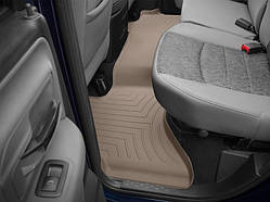 Килими гумові WeatherTech Dodge Ram1500 Quad Cab 2013-2018 задній бежевий (підлогу килим )