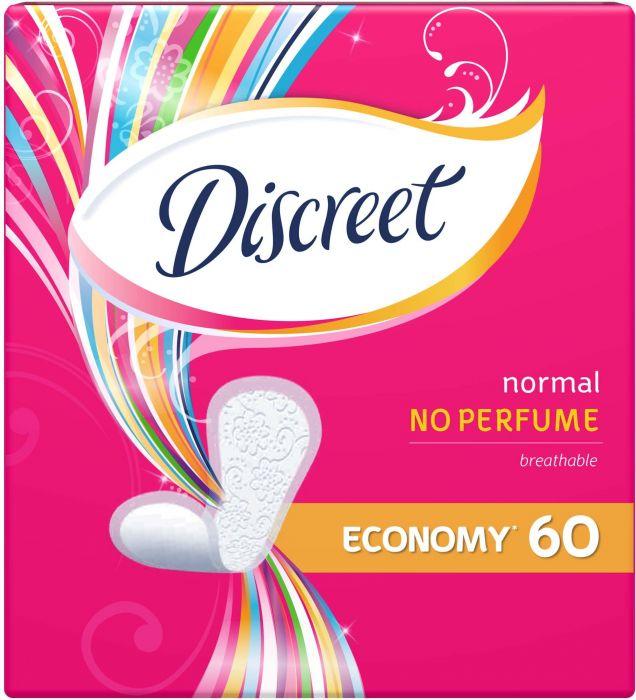 Щоденні прокладки Discreet 0% Pafrume, normal (60 шт.)