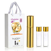 Подарочный набор парфюмерии 3x12 ml Christian for women K-155w № 077