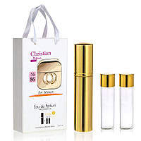 Подарочный набор парфюмерии 3x12 ml Christian for women K-155w № 086