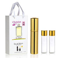 Подарочный набор парфюмерии 3x12 ml Christian for women K-155w № 091