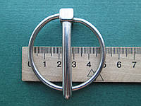 DIN 11023: шплинт быстросъемный с кольцом, нержавеющая сталь А4 (AISI 316) 6х56.2